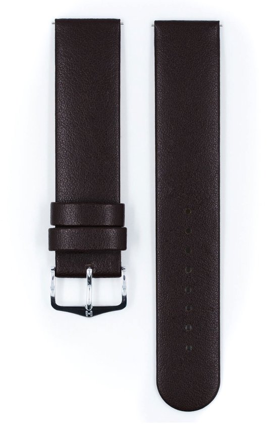 Hirsh Horlogeband Scandic Bruin - Leer - 20mm