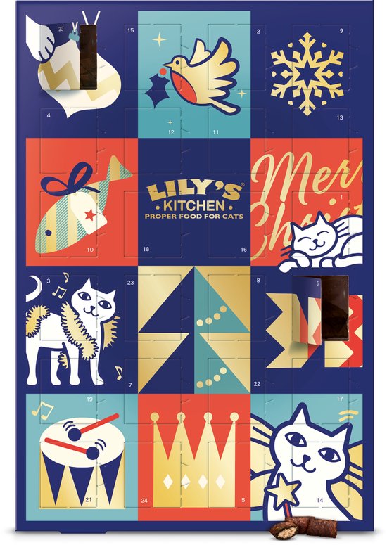 Kerstcadeau Kat: Ontdek Unieke Geschenkideeën en Tips! 17 Lily's Kitchen - Adventskalender voor katten