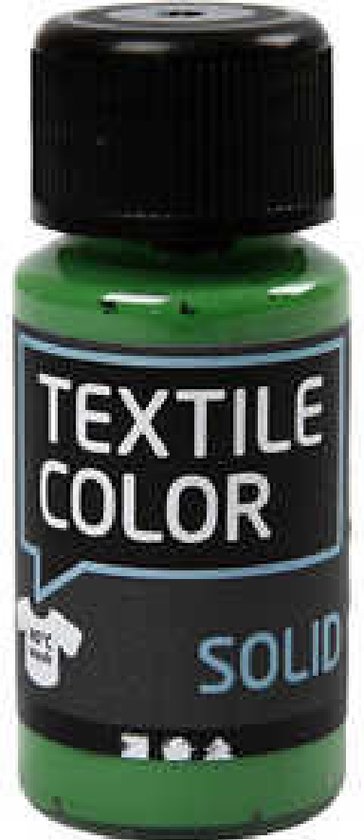 Textielverf - Brilliant Groen - Dekkend - Creotime - 50 ml