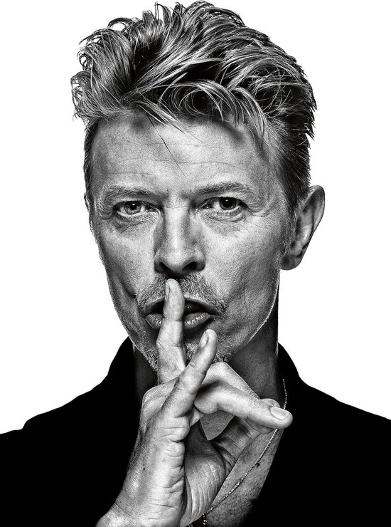 David Bowie Collection ll- Kristal Helder Galerie kwaliteit Plexiglas 5mm. - Blind Aluminium Ophang-frame - Luxe wanddecoratie - Fotokunst - professioneel verpakt en gratis bezorgd