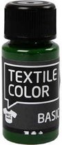Peinture textile - Vert Herbe - Creotime - 50 ml