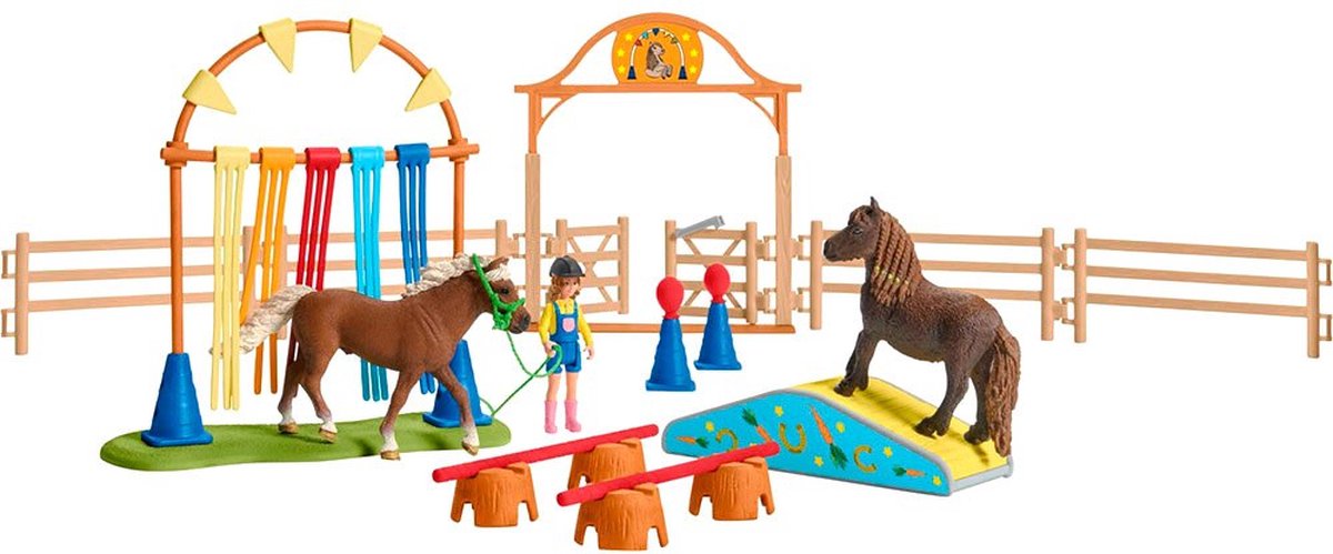 schleich FARM WORLD Speelfigurenset - Paarden Trainingskamp - Kinderspeelgoed voor Jongens en Meisjes - 3 tot 8 jaar - 41 Onderdelen - 42481 — afbeelding 19