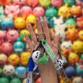 Liquid Keychain - Panda - Sleutelhanger - Cadeau - Bubble accessoires.