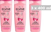 Elvive Nutri Gloss Shampooing XXL - Pack économique 3 x 400 ml