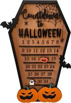 Calendrier de l'Avent - Décoration Halloween - compte à rebours vintage pour cadeau Halloween