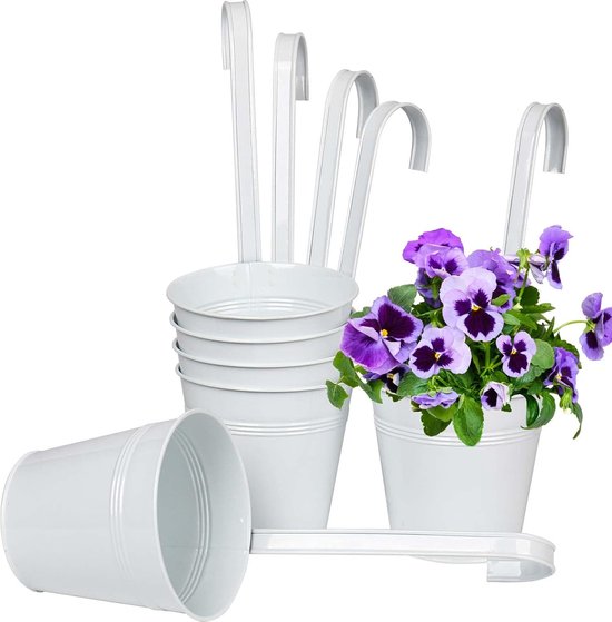 Pots de fleurs en plastique accrochant pot de fleur de de