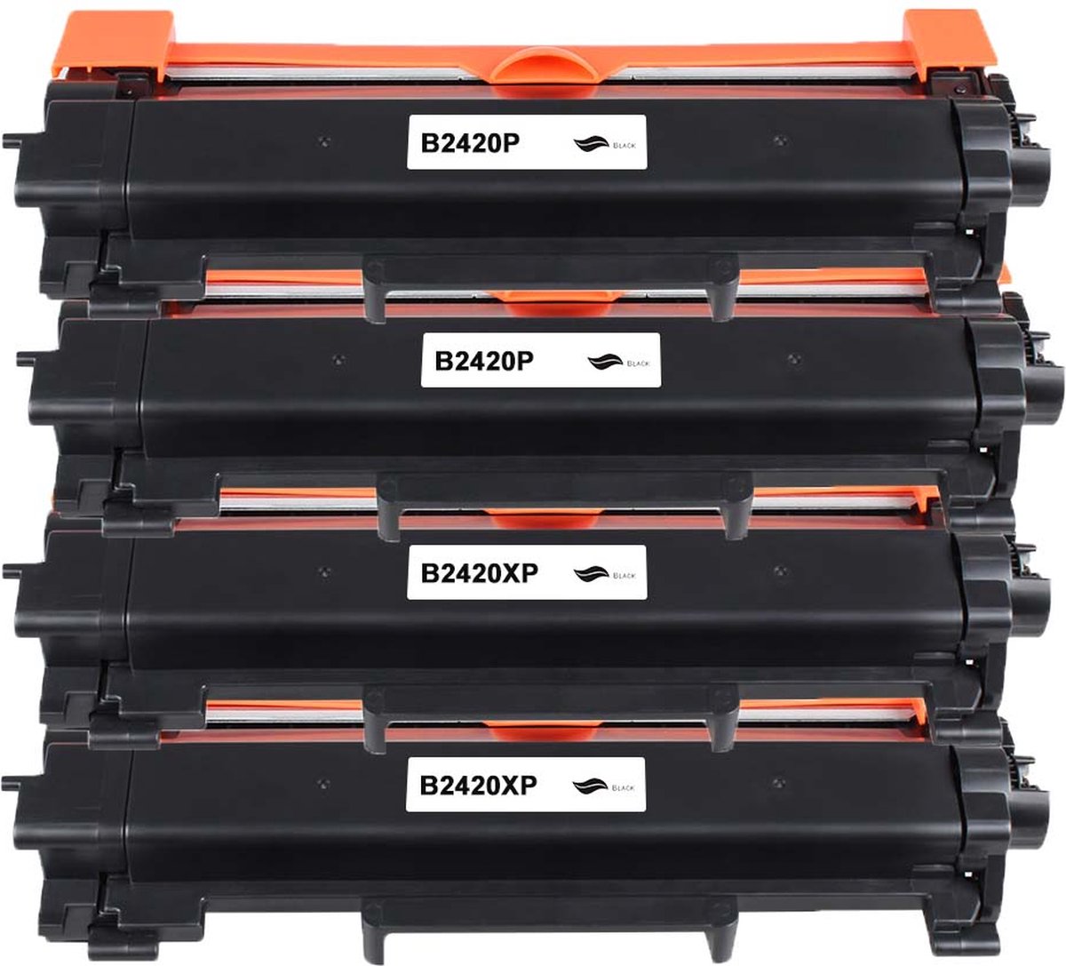 Brother TN-2420 TN2420 Toner Zwart 5-pack - 30.000 pagina's totaal - Huismerk Compatible - Geschikt voor Brother DCP-L2510D Brother DCP-L2530DW Brother DCP-L2537DW Brother DCP-L2550DN Brother HL-L2310D Brother HL-L2350DW Brother HL-L2357DW