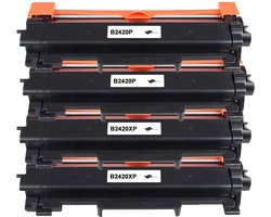 Toners-kopen.nl Brother TN-2420 TN2420 Toner Zwart 5-pack - 30.000 pagina's totaal - Huismerk Compatible - Geschikt voor Brother DCP-L2510D Brother DCP-L2530DW…