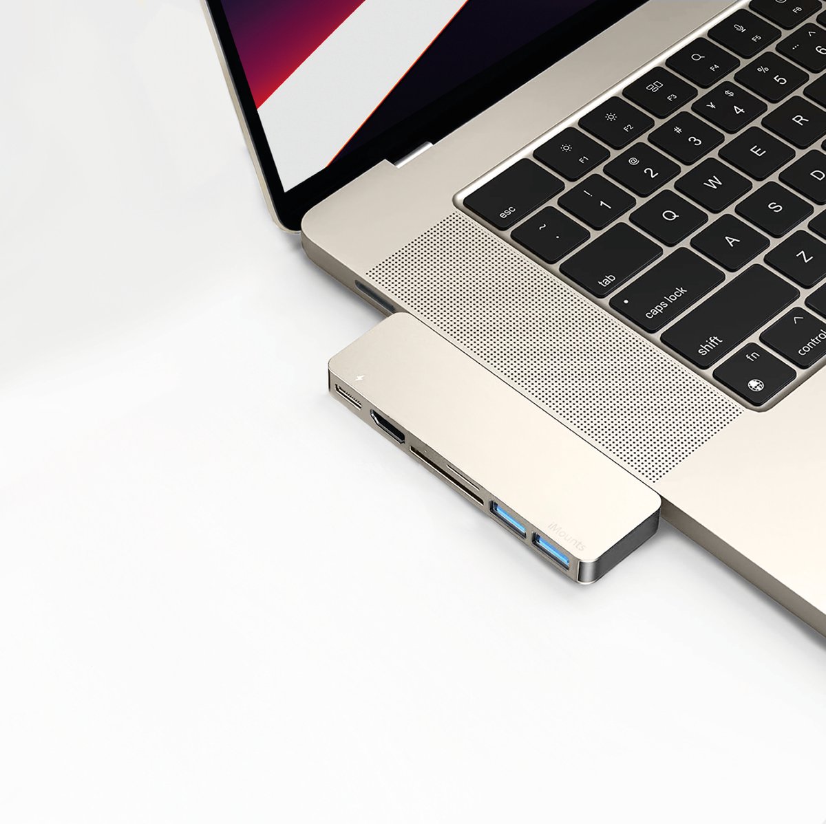 Hub USB-C iMounts MacBook Air M2 - HDMI - USB3. 0 - Lecteur SD