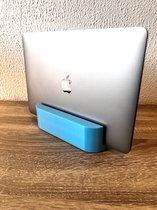 Laptopstandaard - Laptophouder - Verticale standaard - Dock - Blauw