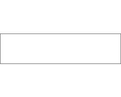 Blanco magneetsticker - wit 200 x 50 mm