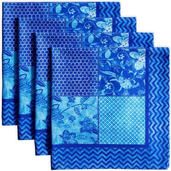 Maison d'Hermine Stoffen servetten, set van 4, 100% katoen