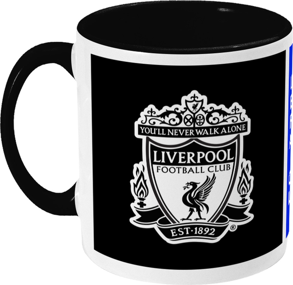 Liverpool Mok - Logo - Koffiemok - Liverpool - UEFA - Champions League - Voetbal - Beker - Koffiebeker - Theemok - Zwart - Limited Edition