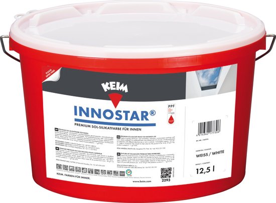 Keim Innostar - 2,5 Liter - Lichte KleurHalf-Midden KleurDonkere Kleur - Muurverf