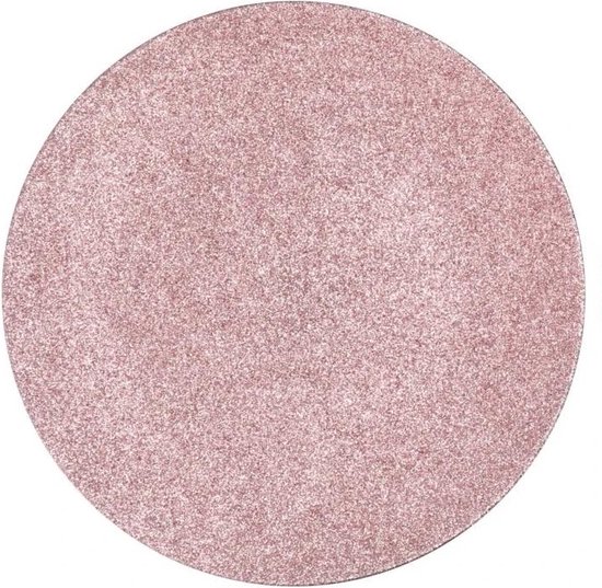 Decoratie Blad Glitter Roze - Dienblad - Glitters - 40 cm