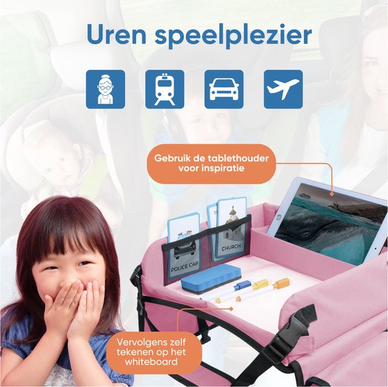 Trunki: TEEBEE Terrance Blauw - Kids Travel Toy Box, bevat een leuk