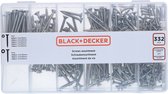 BLACK+DECKER Schroeven Assortiment - 332 Stuks - PH1 - PH2 - Hout Schroevenset