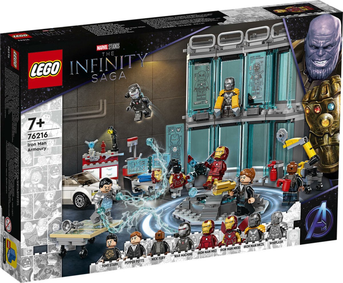 LEGO Marvel Iron Man Wapenkamer - 76216 - LEGO