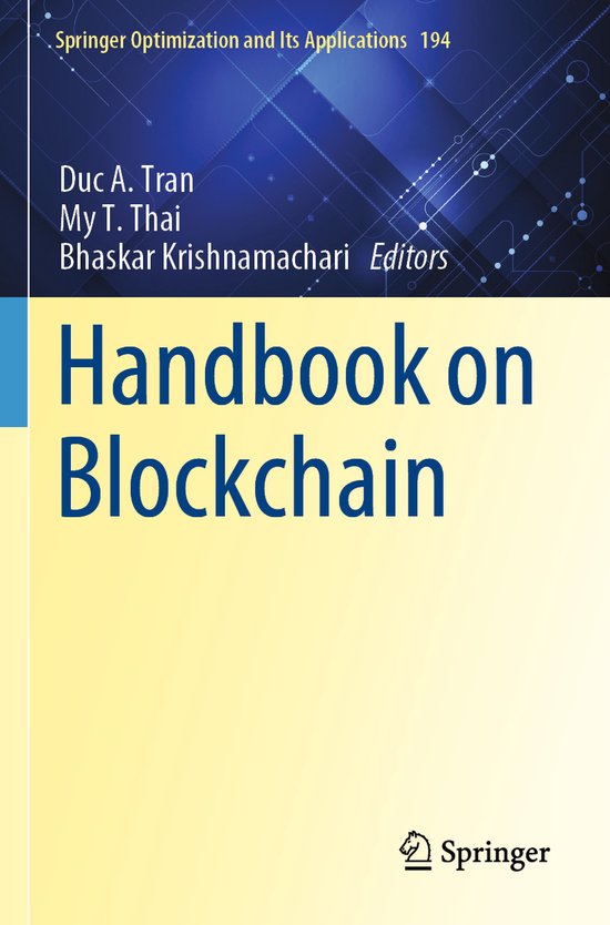 Springer Optimization and Its Applications194- Handbook on B ... - cover
