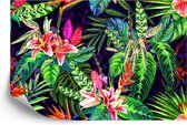 Fotobehang Tropische Bladeren - Vliesbehang - 450 x 300 cm