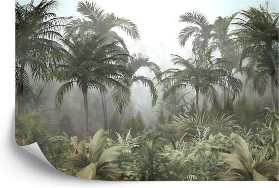 Foto: Fotobehang tropical trees and leaves for digital printing wallpaper custom design wallpaper 3d vliesbehang 368 x 280 cm