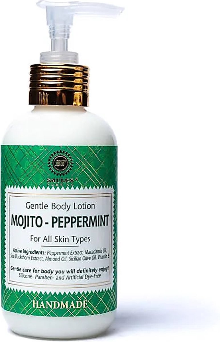 body lotion mojito pepermunt handgemaakt