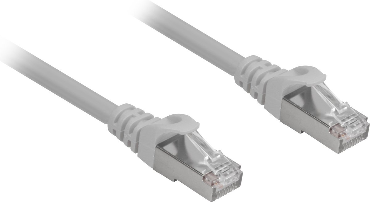 CAT6a sFTP kabel 0.25 meter Grijs