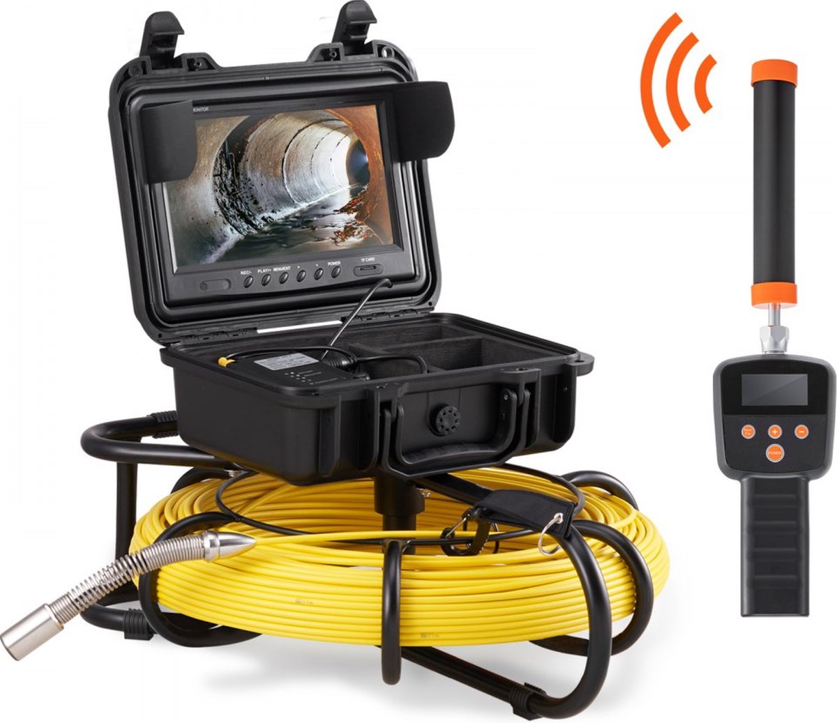 Caméra d'inspection de tuyaux d'égout avec localisateur 512 Hz