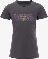 Osaga meisjes sport T-shirt met print grijs - Maat 116