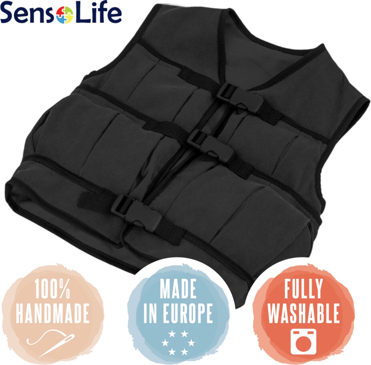 Gewichtsvest voor kinderen | Diepe Drukvesten | ADHD-hulpmiddelen voor kinderen | Autisme sensorische kleding | Verstelbaar verzwaringsvest | Gewogen compressievest (Green, Large Gewichtsvest voor kinderen | Diepe Drukvesten | ADHD-hulpmiddelen voor kinderen | Autisme sensorische kleding | Verstelbaar verzwaringsvest | Gewogen compressievest (Green, Large
