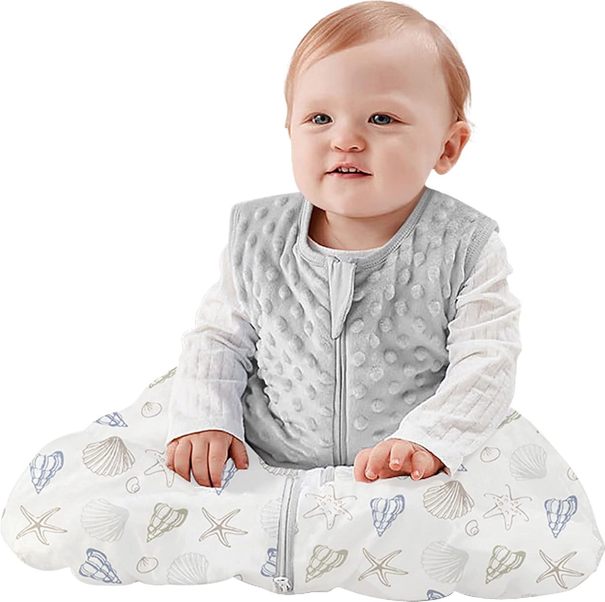 SWADDLE UP™ Overgangsslaapzak Fase 2 | 0.2 TOG | wit - Love to Dream