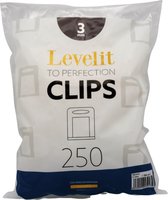Levelit - Tegel Levelling Clips - 3mm - 250 stuks - Nivelleersysteem