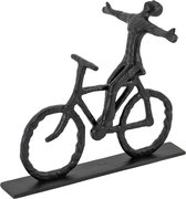 Decoratie beeld metaal fiets zwart