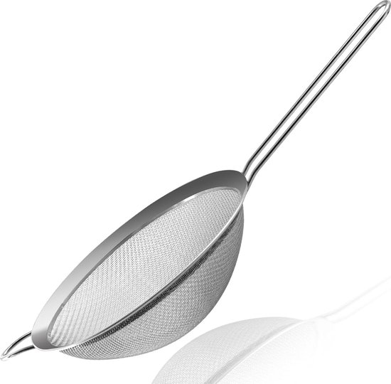Lot 9 Passoires Cuisine Inox - Cuillère à Fente Fondue Pâtes Tamis Hotpot