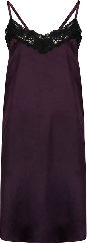 SAPPH - Slip Dress Solaine Satin Bordeaux - taille M - Rouge - Femme