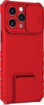 GSMNed – iPhone 14 – Protection Caméra – Luxe iPhone Luxe Rouge – Connexion Magnétique – Antichoc Rouge – iPhone 14
