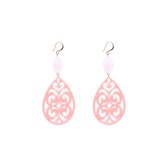 Yehwang - Boucles d'oreilles pendantes - Fancy Doodles - Pink