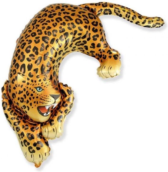 Foto: Wild leopard folieballon 24 75 108 cm voor inflatie promoballons 