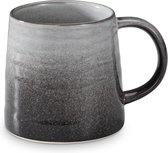 Grande tasse, tasse à café, grande, 500 ml, tasses à café en céramique, tasse à thé en porcelaine avec poignée, pour le bureau à domicile, tasse à thé de grande capacité (gris)