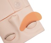 Siliconen herbruikbare eyepads Oranje - Wimperextensions - Oogpads - Eye patches - Eye pads