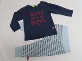 Ensemble - Jongens - Blauw - Boys will be boys - 6 maand 68