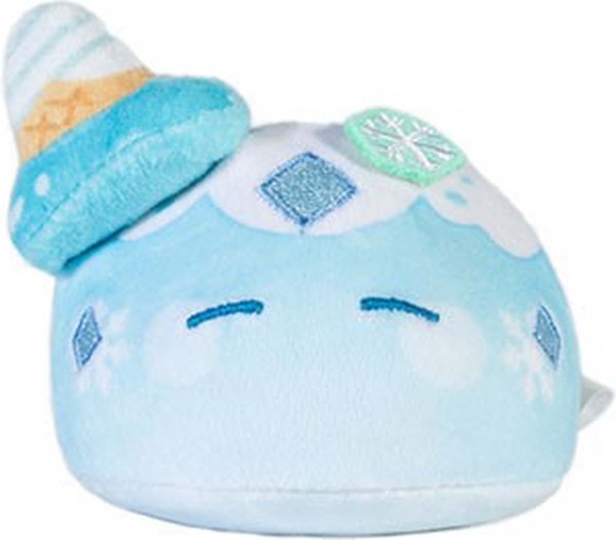 MiHoYo Kryo Slime Ice Cream Knuffel 7cm - Genshin Impact Slime Sweets Party Series Knuffel