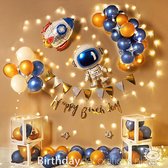 Ballons d'anniversaire Leo's Party Space Set - Décoration d'anniversaire - Décoration de fête - Décoration d'anniversaire - Forfait fête - Fête d'enfants
