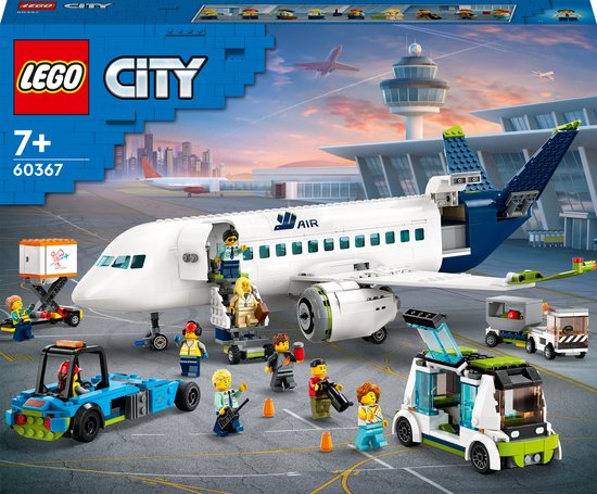 LEGO City Passagiersvliegtuig Vliegtuig Speelgoed Set - 60367 | bol.com