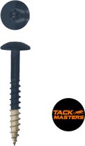 Tackmasters® HPL Schroef RVS A4 4,8 x 38 mm - TORX 20 - RAL 5011 - BLAUW - 100 stuks - Trespaschroef - Professionele schroef