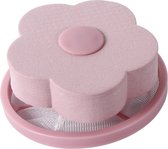 Haarvangnet Wasmachine - Bloem - Roze - Haarvanger - Wasnet
