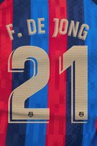 Frenkie de Jong Rugnummer Poster | De Jong Rugnummer | Voetbalposter | 51x71cm | Geschikt om in te lijsten