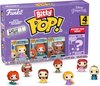 Funko Bitty Pop: Disney Princess 4-Pack Series 4 - Rapunzzel 223 - Merida 324 - Moana 417 + Mystery