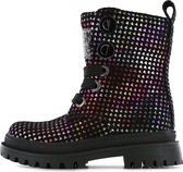 Bikerboots | Meisjes | Multicolor Black | Leer | Shoesme | Maat 25