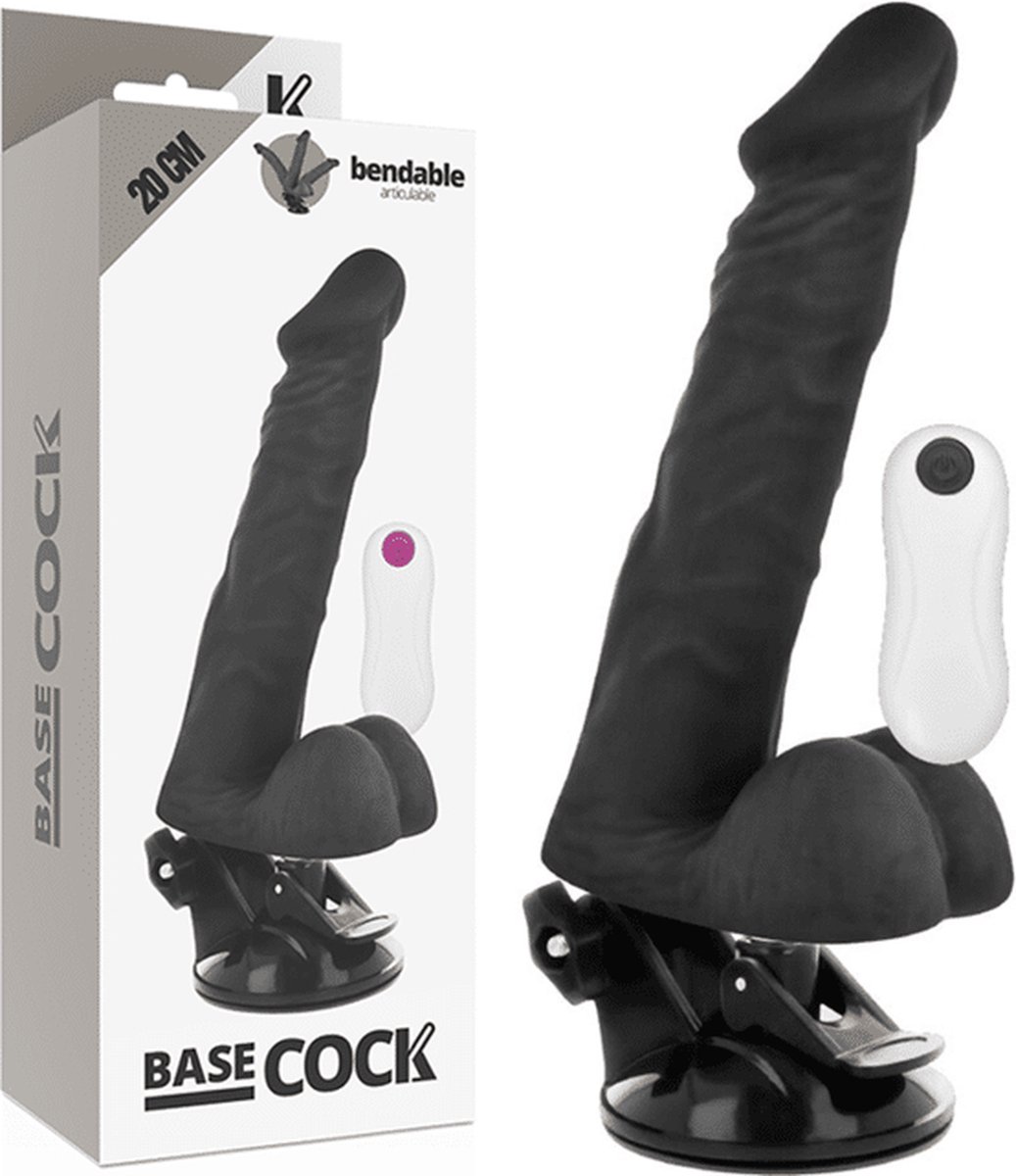 BASECOCK | Basecock Realistic Bendable Remote Control Black 20 Cm